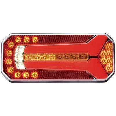 WAS Aanhangerachterlicht Open kabeleinden Knipperlicht, Remlicht, Achterlicht, Achteruitrijlicht, Mistachterlicht Achter, Links, Rechts 12 V, 24 V