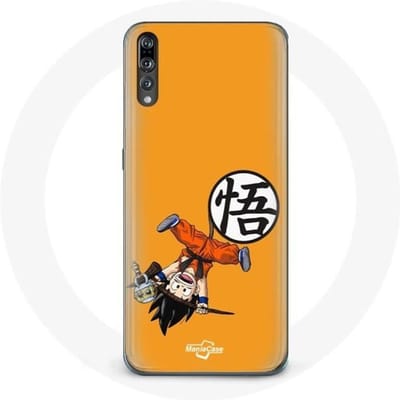 Coque - Huawei - P20 - Goku Dragonball Z - Souple - Orange - Anime Enfant