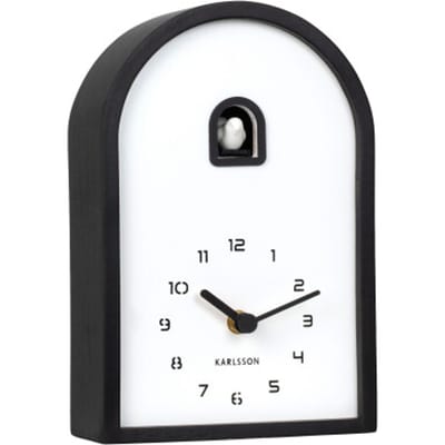 Karlsson - Wall/Table Clock Curva Cuckoo - Bruin - Øcm