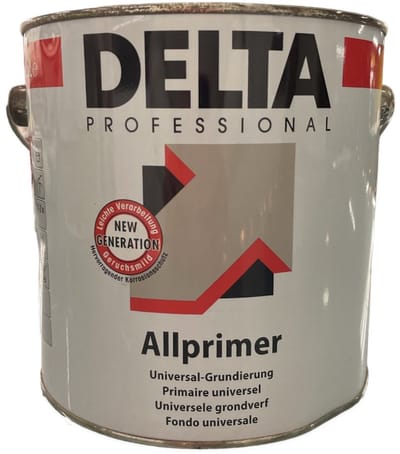 DELTA ALL PRIMER 2,5LTR- "Ral 6011"-Matte grondverf met een goede hechting en snel droog.