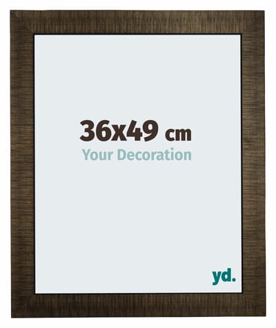 Your Decoration - Fotolijst 36x49 cm - Hout - Champagne Geborsteld - Leeds