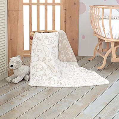 Zachte Babydeken van Katoen - Knuffeldeken voor Sensitieve Babyhuid - 90x120 cm