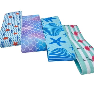 Sjtoer® 4 stuks- Elastische strandhanddoek band - Universele rekbare handdoek houder, band. voor strandlakens - Stoel - Houders - Strandaccessoires - Ligstoel - Strandstoel - 40 cm (70 cm uitgerekt)