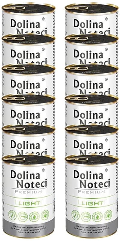 Dolina Noteci Premium - Hondenvoer Lichtgewicht - 12x400g - Glutenvrij - Volledig Diervoeder