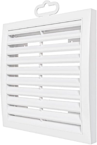 Dailygoods - Buitenliggend Ventilatierooster 20 x 20 cm - Duurzaam en Weerbestendig