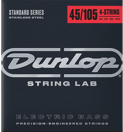 Jim Dunlop Stainless Steel - Basgitaarsnaren - Basgitaar - Medium - 45-105 - Stainless Steel