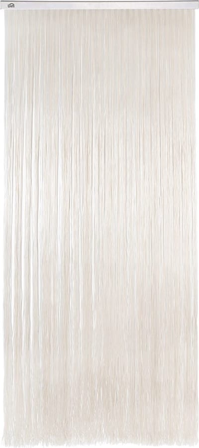 Livn Deurgordijn Vliegengordijn Lines Wit 90x210cm - Hoogte en breedte onbeperkt inkortbaar - Voor een maximale deuropening van 90 x 211,5 cm