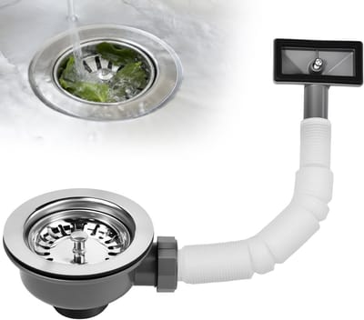 Afdruiprek Gootsteen - Droogrek Keuken - Keuken Organiseren - Verstelbaar Ontwerp - 50 cm - Zilver