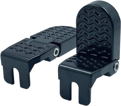 Fietspedalen - pedalen - pedaal - Fietsaccessoires - Opvouwbaar - 15MM U-vormige sleuf - Voetsteun achterbank - Stadsfiets, mountainbike en e-bike pedalen - universeel - 1 paar - zwart