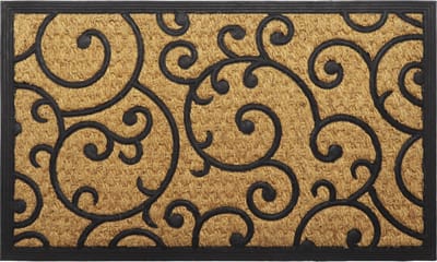 Luance Warm Welcome Deurmat - anti slip - rechthoek - arabesque - 75 x 45 cm - buiten - schoonloopmat