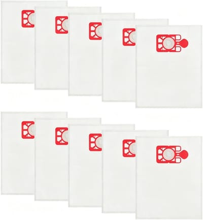 Numatic 604015 10x Staubsaugerbeutel - Microvezelstofzakken - geschikt voor Numatic Henry, Hetty, James, PPR-240, 604015 Hepa-Flo- 10 stuks - Extra sterk & hoge filtratie dankzij 5 lagen