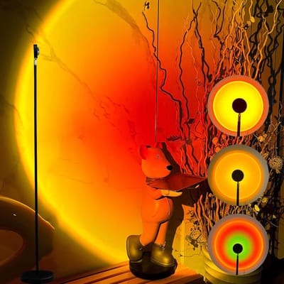 MMP® Sunset Lamp - Sfeerverlichting - TikTok Lamp - 10x10x10cm - Veelkleurig