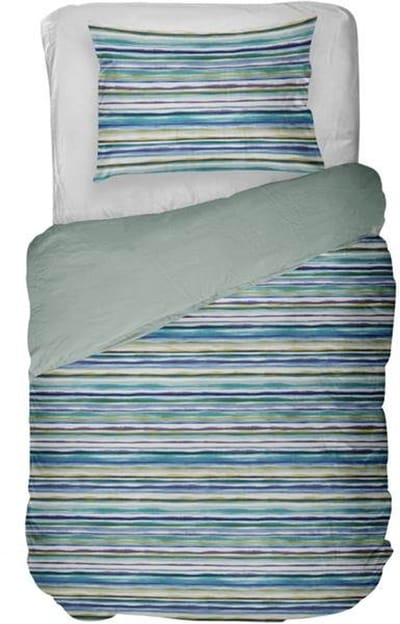 Kayori Ona Dekbedovertrek - Eenpersoons - 140x200/220 cm - Blauw