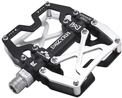 SnelShoppen - Mountainbike Pedalen - Ultra Sterk CNC Geproduceerd - 9/16" Fietspedalen met 3 Gelagerde Sealed Bearings - Antislip en Lichtgewicht - Id