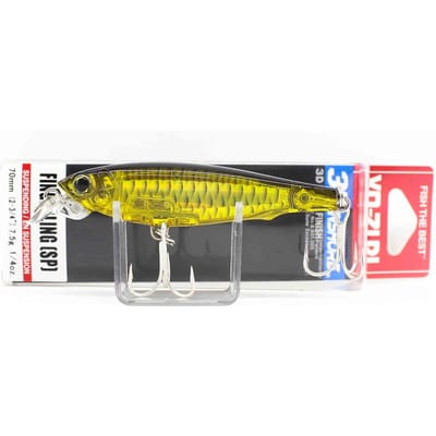 Yo Zuri Duel 3D Inshore Fingerling 70SP Suspend Lure R1409-HGBL (9679) gray