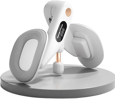 Macaron-kleurige beenstrainer, dijvormer, trainingsapparaat voor de binnendijen, unisex Kegel-trainingsproducten（grey）