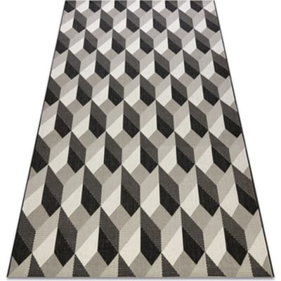 Kleden Rugsx Sisal tapijt SISAL FLAT 48624/690 BLOKJES 3D 140x200 cm