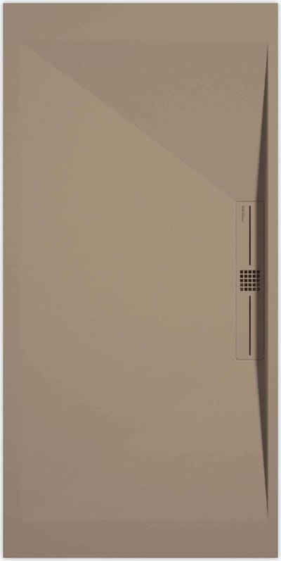 Sanifun douchebak Stone Side Moka Smooth 1300 x 800 P