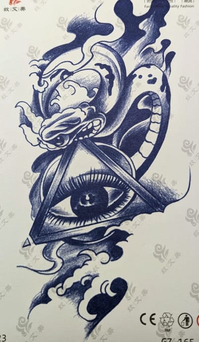 Semi-permanente tatoeage - Bijna original - Makkelijk in gebruik - Kool - Sexy - Waterbestendig - Mooie ontwerpen - Natuurlijk Veganistisch - Niet-toxisch – Duur tot 10 a 15 dagen - Door idereen te gebruiken.- 71