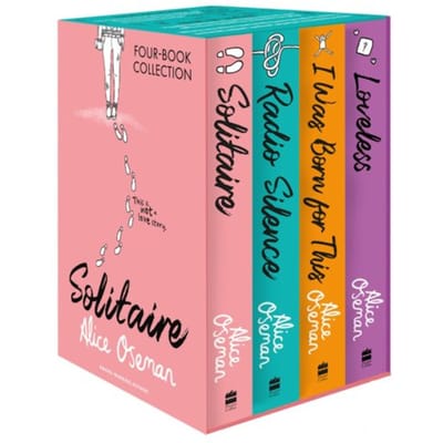 Alice Oseman Four-Book Collection Box Set (Solitaire, Radio Silence, I Was Born For This, - Alice Oseman