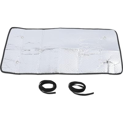 Housse de climatiseur de fenêtre Imperméable Résistante au soleil Isolation thermique Feuille d'aluminium Unité extérieure de climatisation white