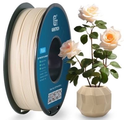 Geeetech Wood PLA Filament 1KG Incl. Spoel – Houtkleur 1.75MM 3D Printer Filament