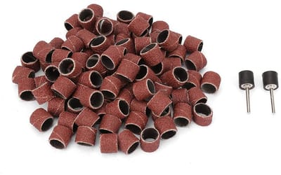 Dailygoods - Schuurpapier met 2 Ringen - 100 Stuks - Voor Elektrisch Gereedschap - Medium Korrel - Houtbewerking - Metaalbewerking - Geschikt voor Sch...