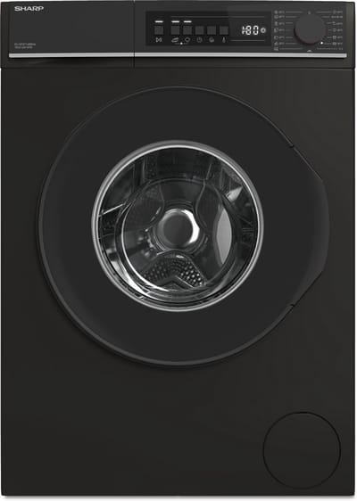 Sharp ESNFB714BBNA wasmachine 7kg-1400 toeren- mat zwart steamwash