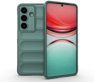 MobyDefend Hoesje - Geschikt voor Samsung Galaxy S26 - TPU Gripcase - Groen