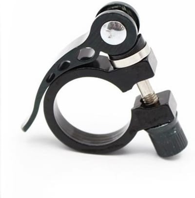 Zadelpenklem - Fietszadelhouder - Fietszadel Verstellen - Quick Release - 25.4 mm - Zwart