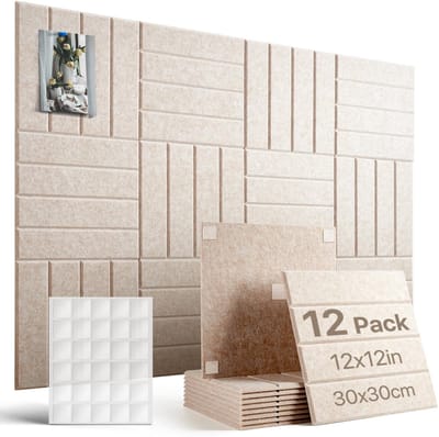 Dailygoods- Prikbord Groot - Vilt - 120 x 90 cm - Set van 12 - Zelfklevend - 60 Dubbelzijdige Kleefpads - 100% Recyclebaar Polyester - Memobord