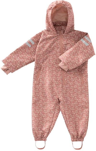 Fresk Regenbroek voor Kinderen 5 yrs - Buitenspeelpak - Regenoverall - Waterdichte Salopette – Regenpak met Verstelbare Schouderbanden – Regenkleding - Zand - Garden Flowers