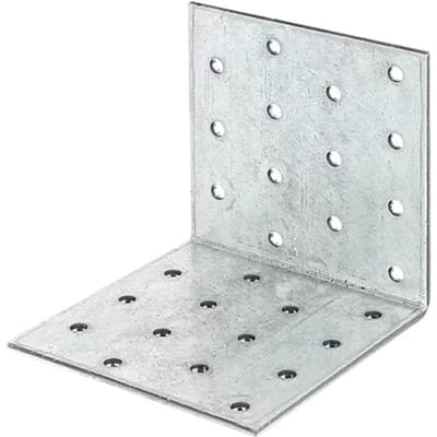 Alberts Verbindingshoek - Verzinkt Staal - 80x80x2,5mm