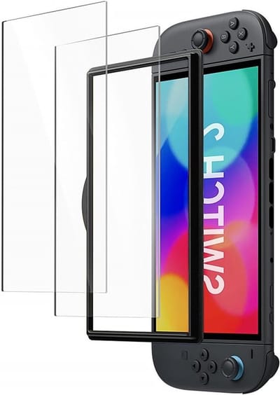 Beschermglas voor Switch 2 Model 2025, Veiligheidsglas met 2 Beschermfolies, HD Helderheid, Krasbestendig en Vingerafdrukbestendig