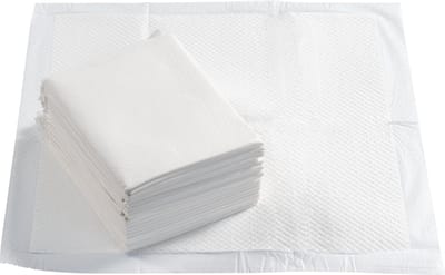 Incontinentie bed onderleggers - Wegwerp onderleggers - 60x60 cm - 25 stuks - Matrasbeschermer - Bedonderlegger