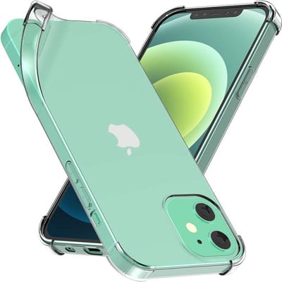 ebestStar - Hoes geschikt voor iPhone 12 mini Apple, Silicone Slim Cover Case, Versterkte Hoeken en Randen hoesje, Transparant