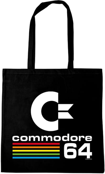 Logoshirt Baumwolltasche Commodore 64 Logo