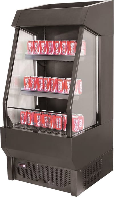 CombiSteel IMPULSKOELER OPEN ZWART 165L - 7090.0005 - Horeca & Professioneel