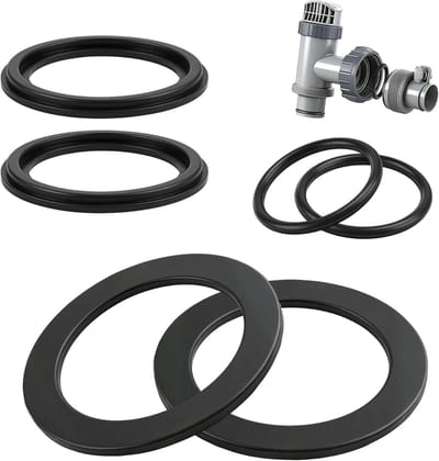 12 stuks O-ringen en afdichtringen voor zwembadfilterpomp, reserveonderdelen voor zandfilterinstallatie, rubberen afdichtringen voor optimale watercirculatie en filtratie