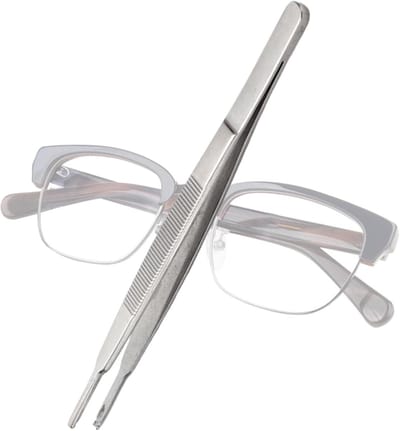 Precisie Schroevendraaier - Reparatieset - Kleine Reparatie - Roestvrij Staal - Met Pincet - Zilver