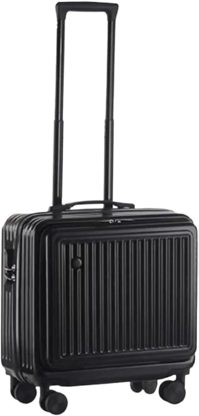 Reis Koffer - Handbagage Trolley - Zakenreis - Voorzien van slot - 18 inch - Zwart