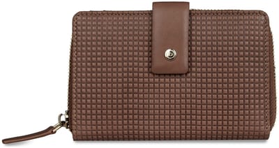 bugatti portemonnee Noemi Lady Zip Around Wallet Cognac bruine
