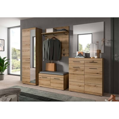 Scoutbank inclusief zitkussen Evoke Oak NB - 40x90x44cm