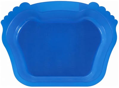 BSI Zwembad voetenbadje - blauw - kunststof - 55 x 40 x 9 cm - zwembadaccessoires