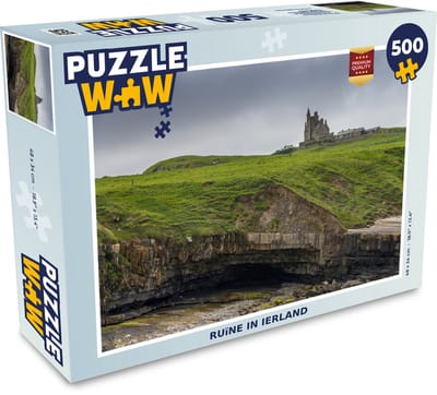 Puzzel Ruïne in Ierland - Legpuzzel - Puzzel 500 stukjes