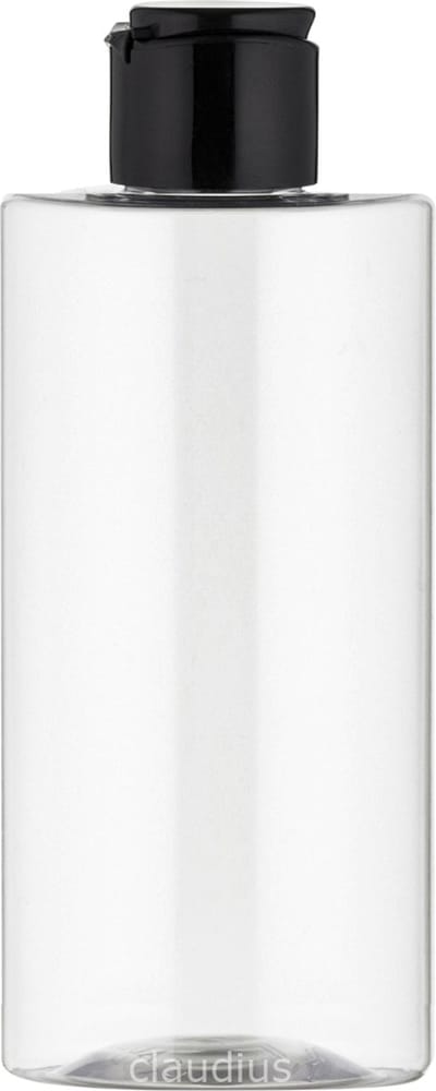Lege Plastic Fles 500 ml PET - Transparant - met zwarte klepdop - set van 10 stuks - navulbaar - leeg