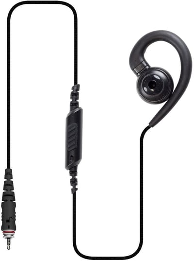 Hoornie G-Bud Headset - Motorola CLP446E Oortje - Kevlar Kabel - Verwisselbare Eartip
