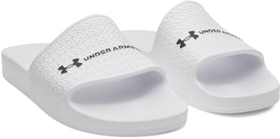 Under Armour UA ARMR SLIDE LITE-WHT Heren Slippers - Wit - Zwart