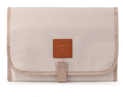 Baby Verschoonmatje voor onderweg - Waterbestendig - Beige - 58x30 cm