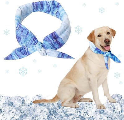 SnelShoppen - Cooling Collar voor Honden, Koelende Halsband en Bandana, Ademend en Warmteafvoer, Drie Laags Koelsysteem, Geschikt voor Hete Zomer, Ide
